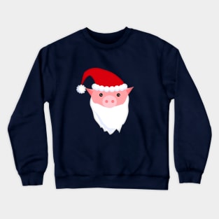 Christmas pig Crewneck Sweatshirt